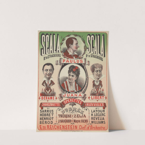 Scala… Paulus, Derame, Juana, Libert (1878) by Imp. Charles Lévy