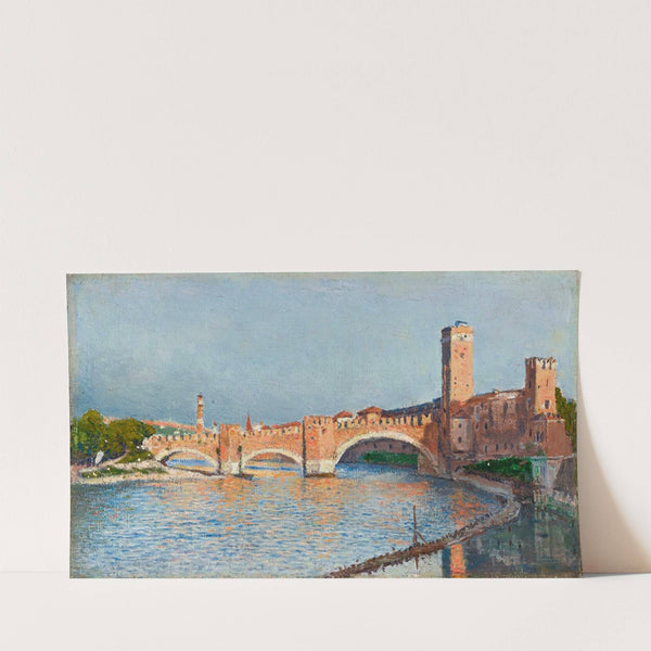 Scaliger Bridge in Verona (1900) by Aleksander Gierymski