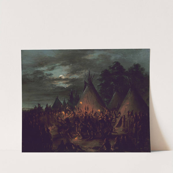 Scalp Dance, Sioux by George Catlin