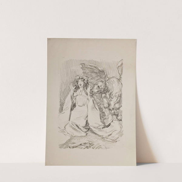 Scared Princess (1908) by Józef Mehoffer