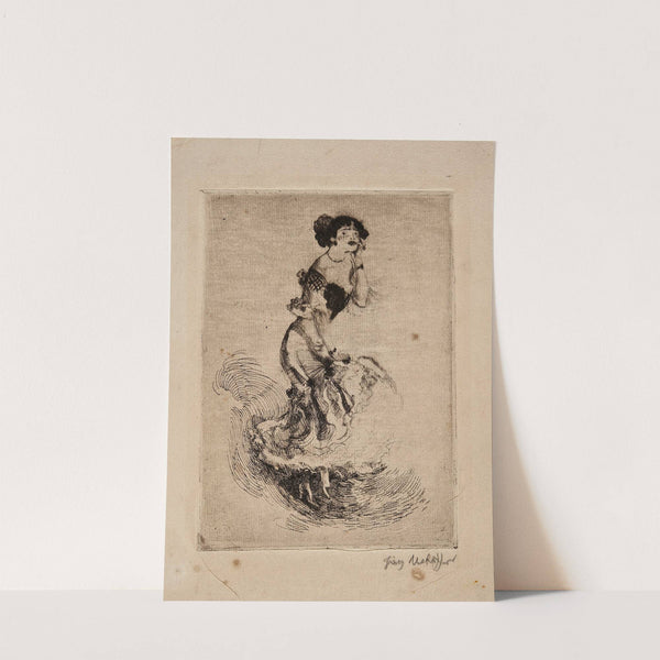 Scared woman (1905 - 1907) by Józef Mehoffer