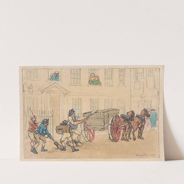 Scavenger’s cart (1788) by Thomas Rowlandson