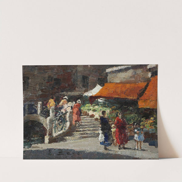 Scena di mercato by Erma Zago