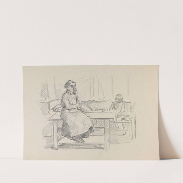 Scena we wnętrzu by Ivan Ivanec