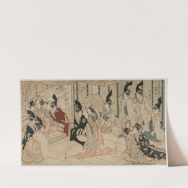 Scene Adapted from the play The Treasury of Loyal Retainers (Chushingura) (late 1790s) by Kitagawa Utamaro