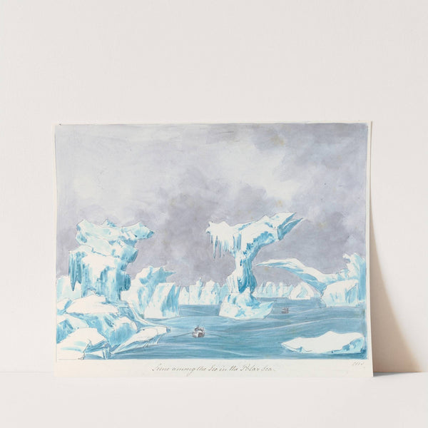 Scene Among the Ice in the Polar Sea by Charles Hamilton Smith