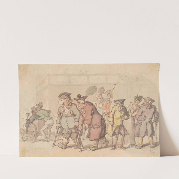 Scene at Bath (ca. 1780–1825) by Thomas Rowlandson