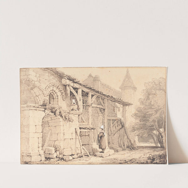 Scene at Jumièges by Samuel Prout