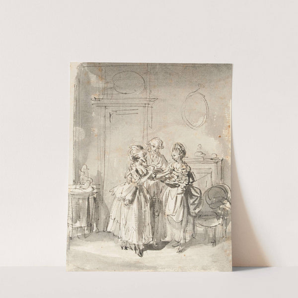 Scène dans un boudoir (1773) by Sigmund Freudenberger