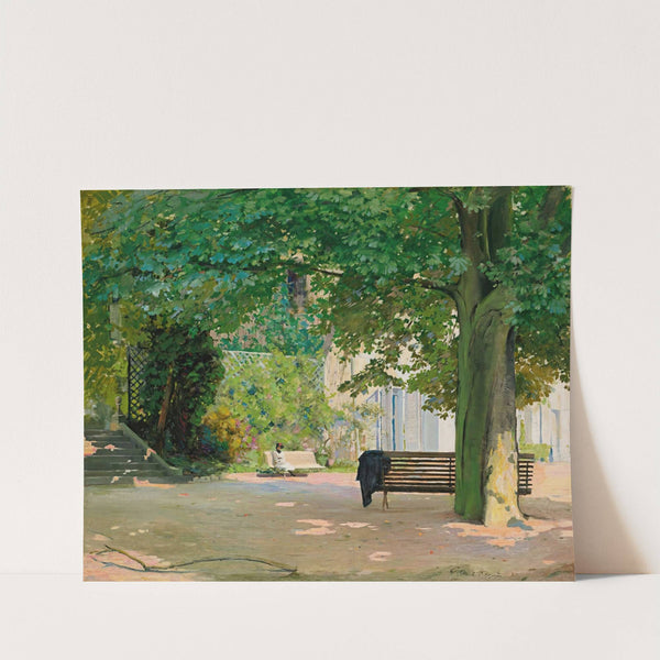 Scène Dans Un Jardin by Camille Martin