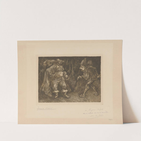 Scène de comédie italienne (1897) by Henri-Gabriel Ibels