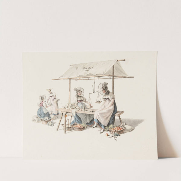 Scène de marché (1828-1829) by Franz Niklaus König