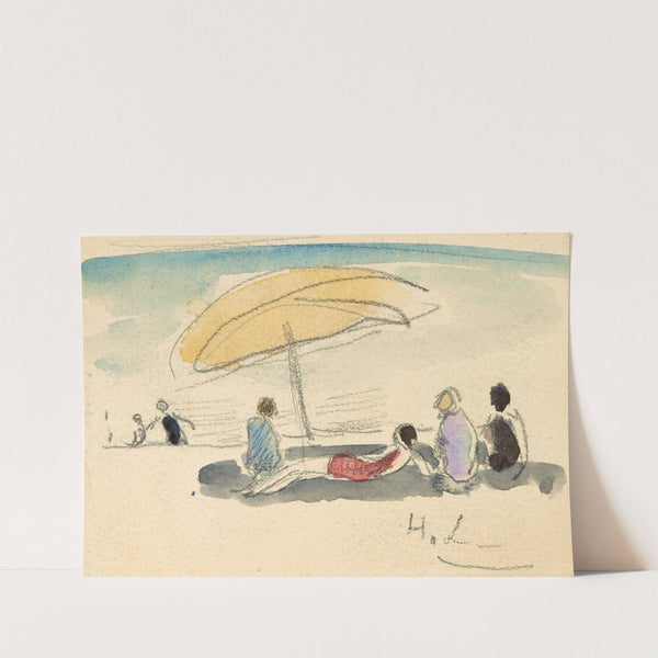 Scène de plage by Henri Lebasque