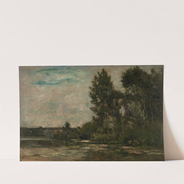 Scène de rivière (River Scene) (circa 1860-1870) by Charles François Daubigny