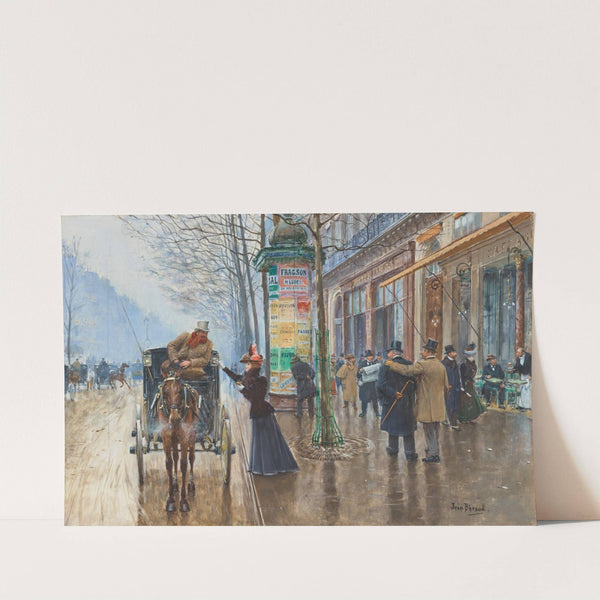 Scène de rue Parisienne by Jean Béraud