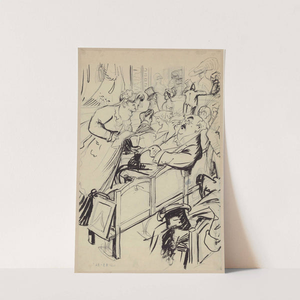 Scène de théâtre (1900-1913) by Maurice Lourdey