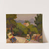 Scène familiale à Saint-Tropez by Jules Émile Zingg