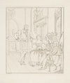 Scene fra Walter Scotts roman Slottet Pontefact