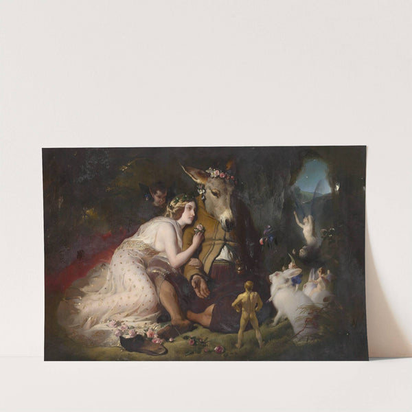 Scene from a Midsummer Night's Dream. Titania and Bottom by Sir Edwin Henry Landseer