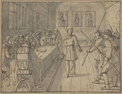 Scene from Act IV from Goethe’s ‘Gotz von Berlichingen’