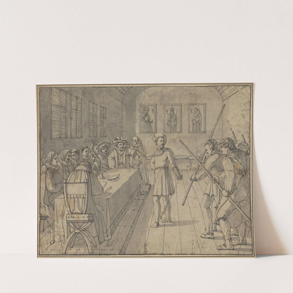 Scene from Act IV from Goethe’s ‘Gotz von Berlichingen’ (c. 1810) by Franz Pforr