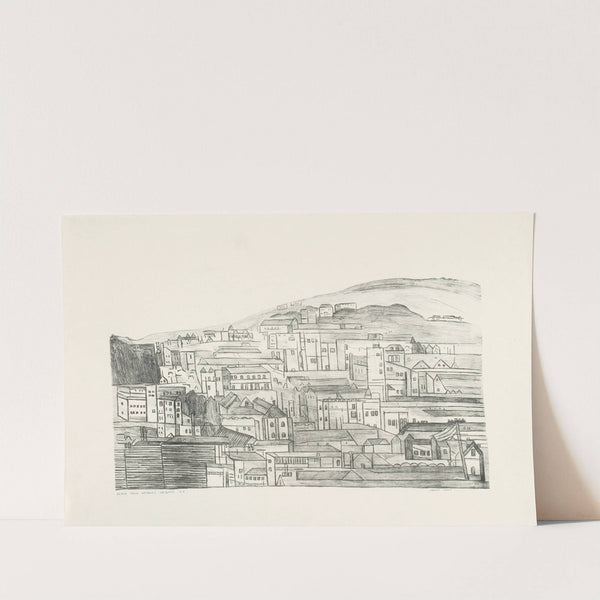 Scene from Ashbury Heights – San Francisco (1938-1939) by Jennie Lewis