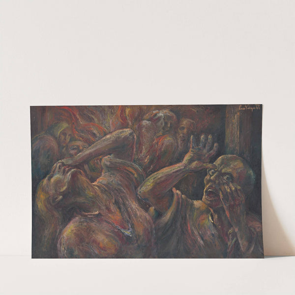 Scene from Concentration Camp by Ľudovít Varga