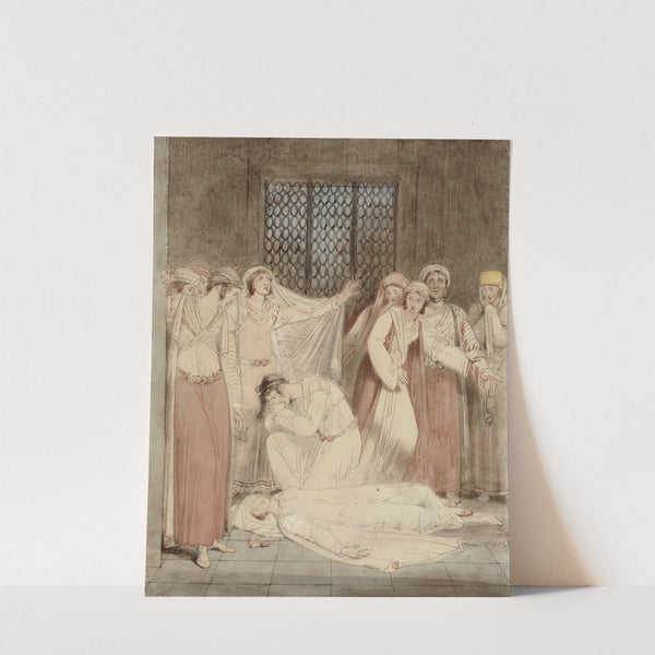 Scene from Henry Gally Knight's Phrosyne, a Grecian Tale by Richard Westall