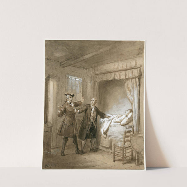 Scene from jacob van Lennep’s Ferdinand Huyck (1886) by David Bles