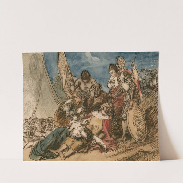 Scene from King Lear – act V, sc. 3 by John Massey Wright