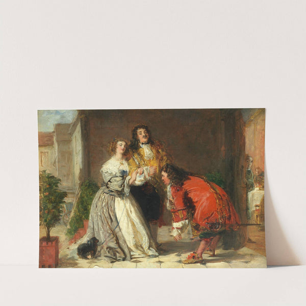 Scene from Le Bourgeois gentilhomme by William Powell Frith