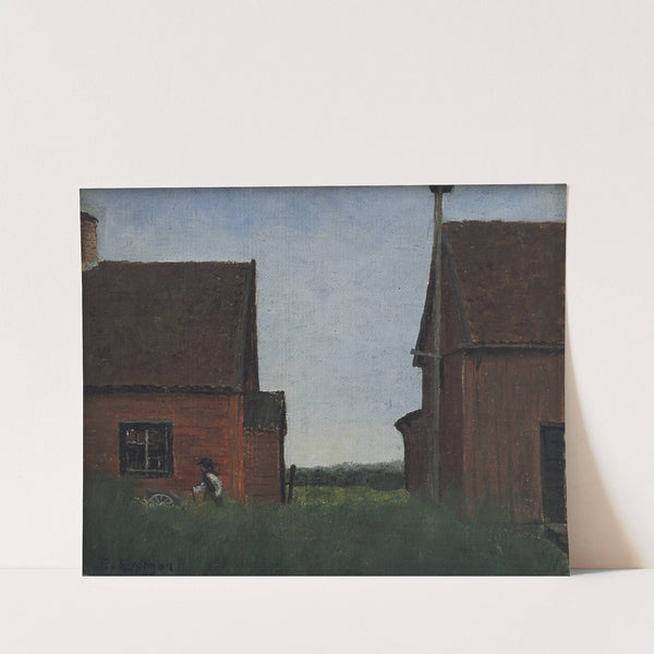 Scene from Lommaryd, Småland by Elias Erdtman