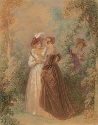 Scene from Much ado about nothing – act III, sc. 1 2 — size preview