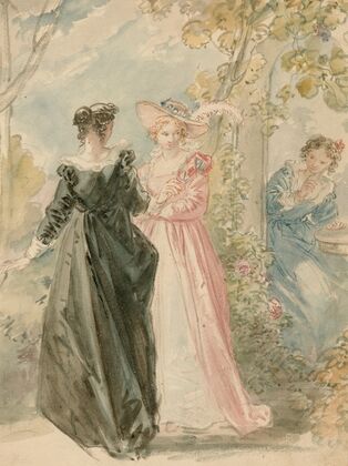 Scene from Much ado about nothing – act III, sc. 1 — size preview
