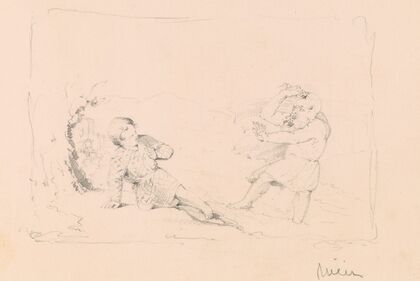Scene from Scottâs ‘Lay of the Last Minstrel’