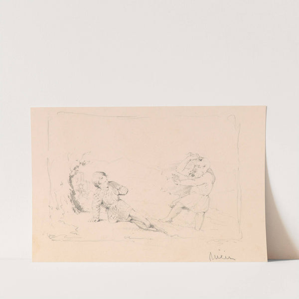 Scene from Scott’s 'Lay of the Last Minstrel' by Robert Walter Weir