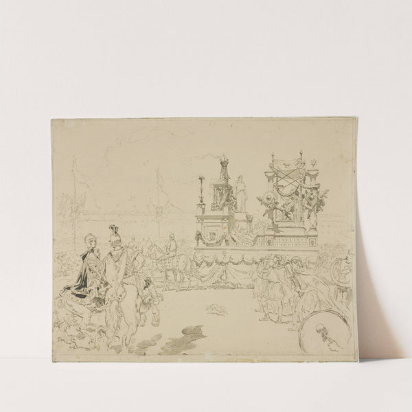 Scene from the Fêtes de Rennes by Daniel Urrabieta Vierge