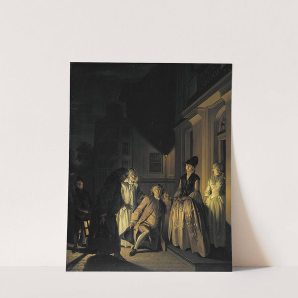 Scene from the Play 'Lubbert Lubbertse of de geadelde boer' by M. van Breda by Jacobus Buys