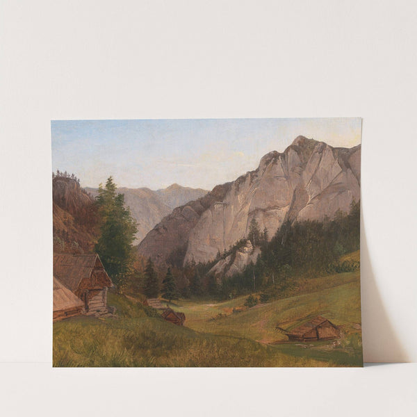 Scene from the Salzkammergut by Josef Feid