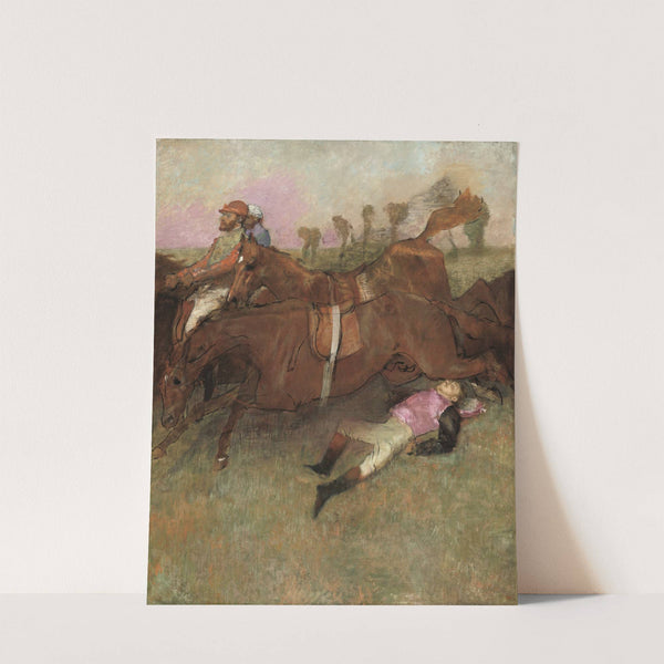 Scene from the Steeplechase – The Fallen Jockey (1866) by Edgar Degas