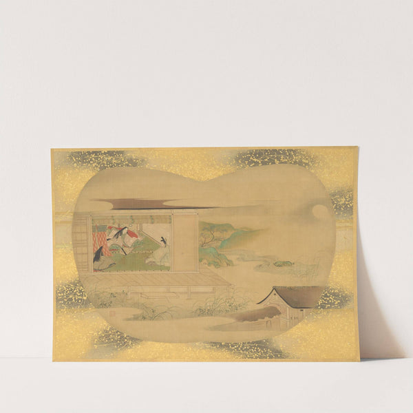 Scene from The Tale of Genji (18th century) by Kanō Tsunenobu