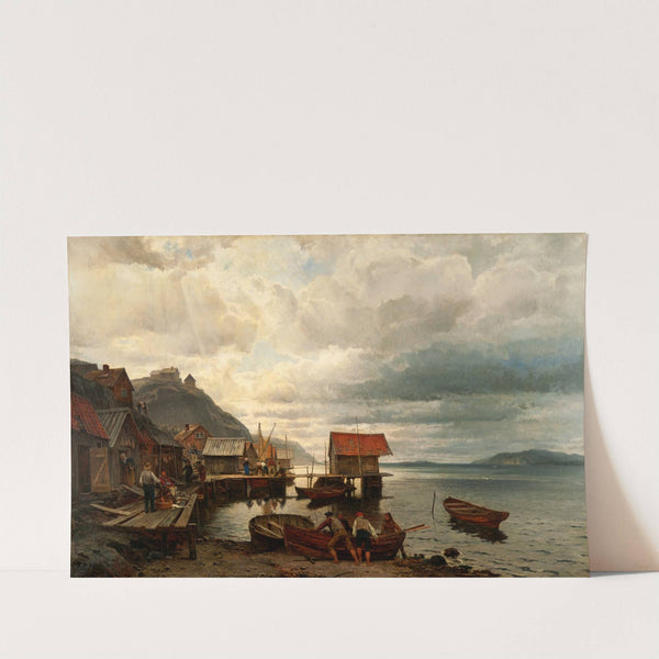 Scene from the West Coast of Sweden by Johan Edvard Bergh