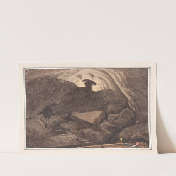 Scene in a Cave by George Cumberland