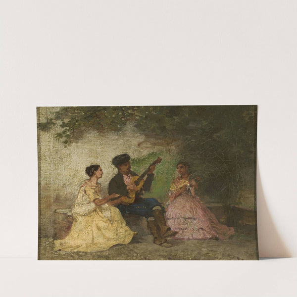 Scene in a park by Marius van der Maarel