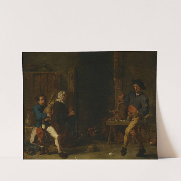Scene in a tavern (1637) by Cornelis Saftleven