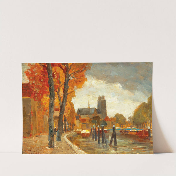 Scene in Dordrecht by Tina Blau