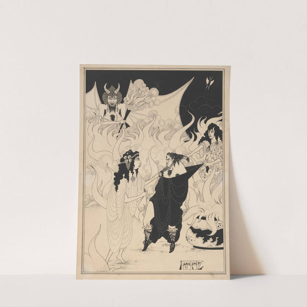 Scene in hell. (1898) by Hans Reitz