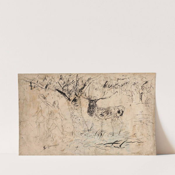 Scene in Paradise (1924) by Tadeusz Makowski