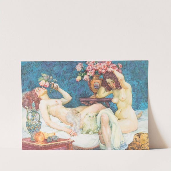 SCENE IN THE BOUDOIR by Eduard Adrian Dussek
