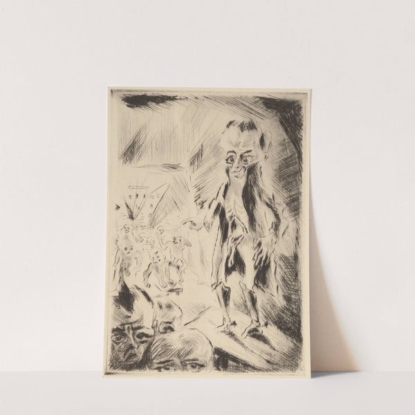 Scene in the Cafe with the Cripple (1918) by Walter Gramatté